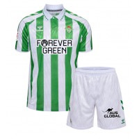 Dětský fotbalový dres Real Betis 2024-25 Domácí Krátký Rukáv (+ trenýrky)